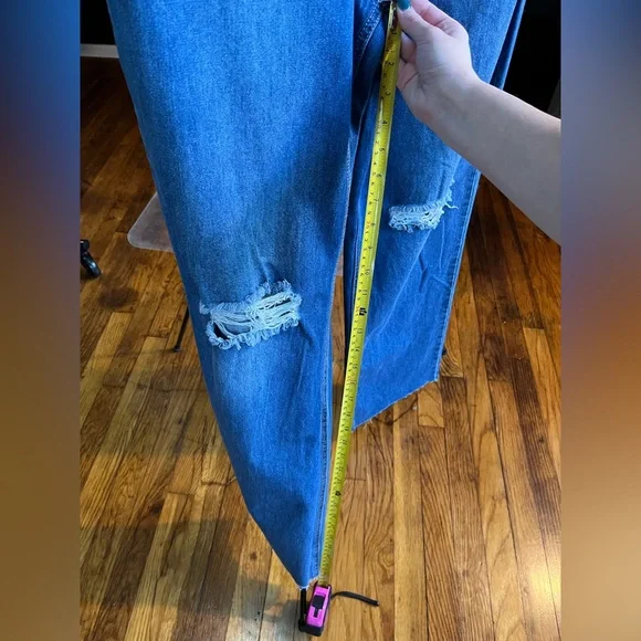 NEW With Tags YMI Dream Authentic Denim 90’s Wide Leg High Waisted Jeans 1 of 2 - Picture 14 of 15